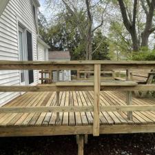 House and wooden deck washing granger ia 08